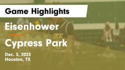 Eisenhower  vs Cypress Park   Game Highlights - Dec. 3, 2023