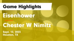 Eisenhower  vs Chester W Nimitz  Game Highlights - Sept. 12, 2023