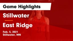 Stillwater  vs East Ridge  Game Highlights - Feb. 5, 2021