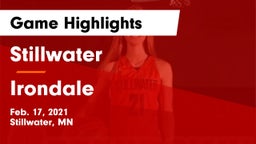 Stillwater  vs Irondale  Game Highlights - Feb. 17, 2021