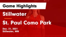 Stillwater  vs St. Paul Como Park  Game Highlights - Dec. 21, 2021