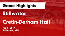 Stillwater  vs Cretin-Derham Hall Game Highlights - Jan 5, 2017