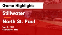 Stillwater  vs North St. Paul  Game Highlights - Jan 7, 2017