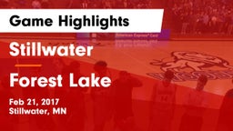 Stillwater  vs Forest Lake  Game Highlights - Feb 21, 2017