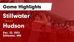 Stillwater  vs Hudson  Game Highlights - Dec. 22, 2022