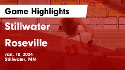 Stillwater  vs Roseville  Game Highlights - Jan. 10, 2024
