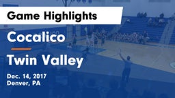Cocalico  vs Twin Valley  Game Highlights - Dec. 14, 2017
