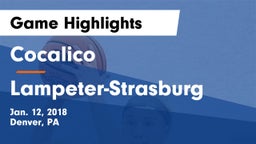 Cocalico  vs Lampeter-Strasburg  Game Highlights - Jan. 12, 2018