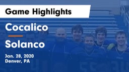 Cocalico  vs Solanco  Game Highlights - Jan. 28, 2020