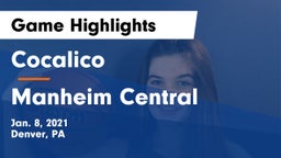 Cocalico  vs Manheim Central  Game Highlights - Jan. 8, 2021