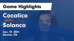 Cocalico  vs Solanco  Game Highlights - Jan. 19, 2021