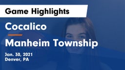 Cocalico  vs Manheim Township  Game Highlights - Jan. 30, 2021