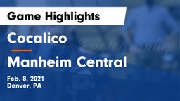 Cocalico  vs Manheim Central  Game Highlights - Feb. 8, 2021