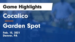 Cocalico  vs Garden Spot  Game Highlights - Feb. 15, 2021