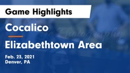 Cocalico  vs Elizabethtown Area  Game Highlights - Feb. 23, 2021