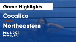 Cocalico  vs Northeastern  Game Highlights - Dec. 2, 2023