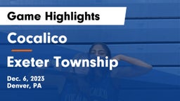 Cocalico  vs Exeter Township  Game Highlights - Dec. 6, 2023