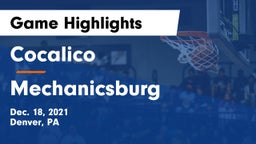 Cocalico  vs Mechanicsburg  Game Highlights - Dec. 18, 2021