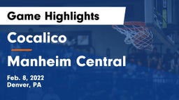 Cocalico  vs Manheim Central  Game Highlights - Feb. 8, 2022