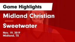 Midland Christian  vs Sweetwater  Game Highlights - Nov. 19, 2019