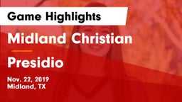 Midland Christian  vs Presidio  Game Highlights - Nov. 22, 2019