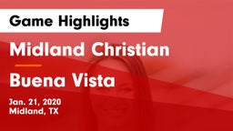 Midland Christian  vs Buena Vista  Game Highlights - Jan. 21, 2020