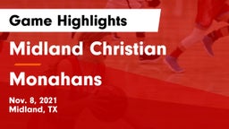 Midland Christian  vs Monahans  Game Highlights - Nov. 8, 2021