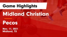 Midland Christian  vs Pecos  Game Highlights - Nov. 11, 2021