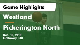 Westland  vs Pickerington North  Game Highlights - Dec. 18, 2018