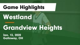 Westland  vs Grandview Heights  Game Highlights - Jan. 13, 2020