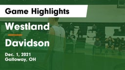 Westland  vs Davidson  Game Highlights - Dec. 1, 2021