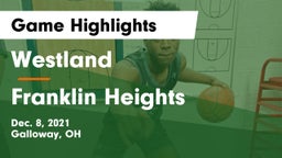 Westland  vs Franklin Heights  Game Highlights - Dec. 8, 2021
