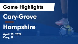Cary-Grove  vs Hampshire  Game Highlights - April 25, 2024