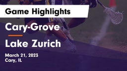 Cary-Grove  vs Lake Zurich  Game Highlights - March 21, 2023