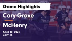 Cary-Grove  vs McHenry  Game Highlights - April 18, 2024