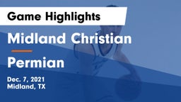 Midland Christian  vs Permian  Game Highlights - Dec. 7, 2021