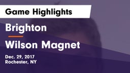 Brighton  vs Wilson Magnet  Game Highlights - Dec. 29, 2017