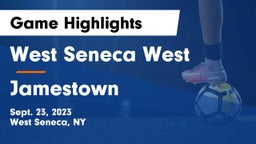 West Seneca West  vs Jamestown  Game Highlights - Sept. 23, 2023