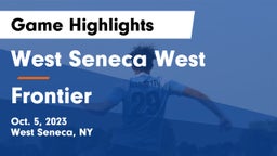 West Seneca West  vs Frontier  Game Highlights - Oct. 5, 2023