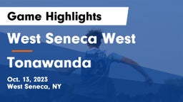 West Seneca West  vs Tonawanda Game Highlights - Oct. 13, 2023