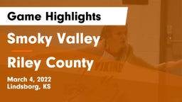Smoky Valley  vs Riley County  Game Highlights - March 4, 2022