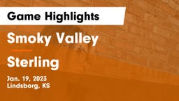 Smoky Valley  vs Sterling  Game Highlights - Jan. 19, 2023