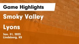 Smoky Valley  vs Lyons  Game Highlights - Jan. 31, 2023
