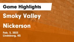 Smoky Valley  vs Nickerson  Game Highlights - Feb. 3, 2023