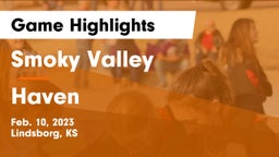 Smoky Valley  vs Haven  Game Highlights - Feb. 10, 2023
