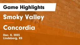 Smoky Valley  vs Concordia  Game Highlights - Dec. 8, 2023