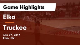 Elko  vs Truckee  Game Highlights - Jan 27, 2017