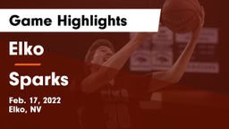 Elko  vs Sparks  Game Highlights - Feb. 17, 2022