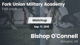 Matchup: Fork Union Military  vs. Bishop O'Connell  2016
