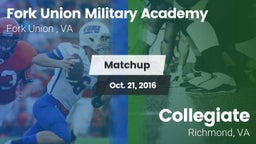 Matchup: Fork Union Military  vs. Collegiate  2016